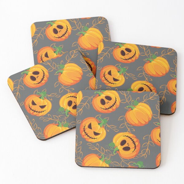 Item preview, Halloween Pumpkin Face Jack-O-Lantern Pattern designed and sold by ZiesMerch.
