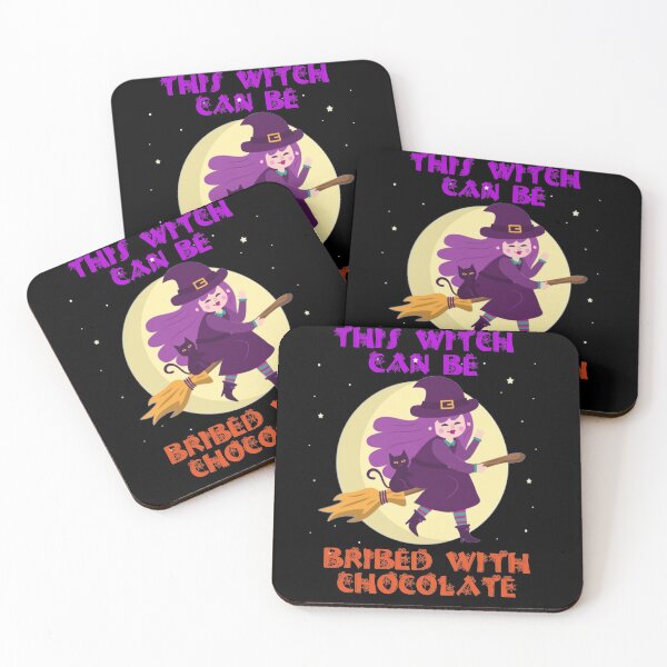 Item preview, This Witch Can Be Bribed With Chocolate Halloween designed and sold by Amirhal.