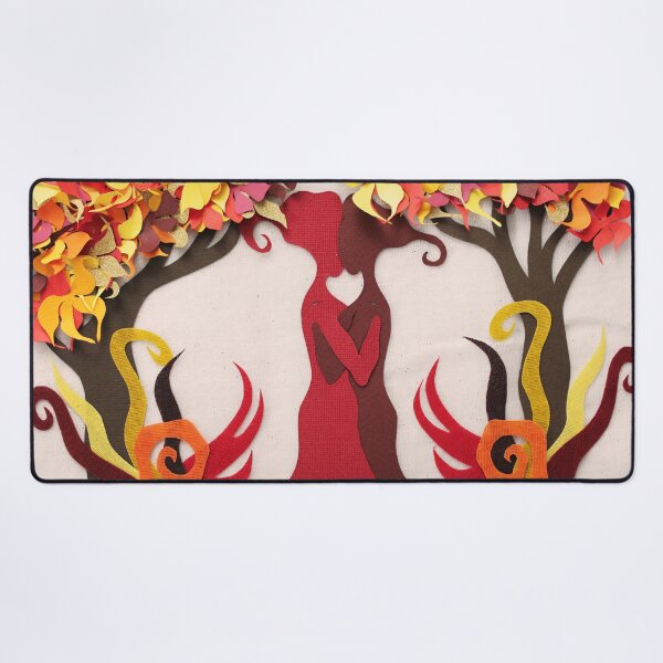 Autumn kiss #2 Desk Mat