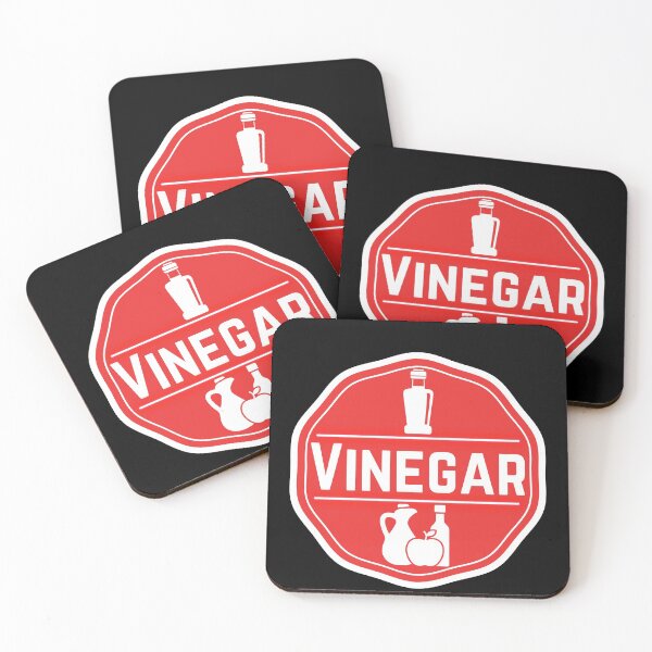 Item preview, Vinegar- Red Food Container Label  designed and sold by LabelStore.