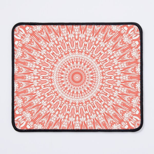 Item preview, Radiant Coral Mandala designed and sold by Kelly Dietrich Mandala & Fractal Art.