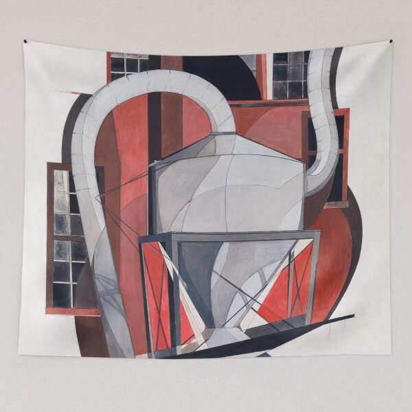 Item preview, Modern Art Machinery (1920) painting by Charles Demuth designed and sold by Designedbysm.
