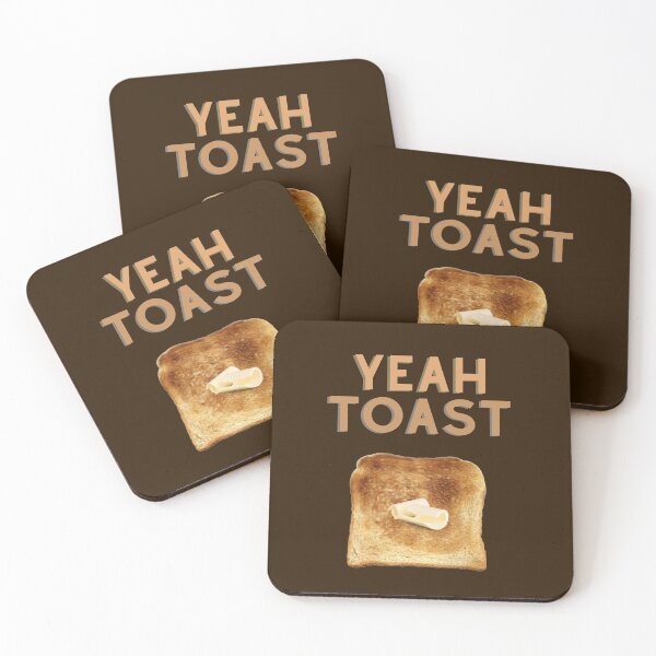 Item preview, Yeah Toast! - ORIGINAL DRAWN by SillyFun.redbubble.com designed and sold by SillyFun.