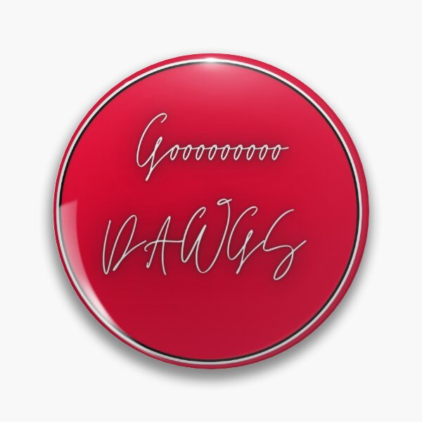 Item preview, GO DAWGS Gameday pin  designed and sold by Miranda Pickens.