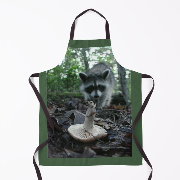 Item preview, Wild Mushrooming Raccoon designed and sold by Jean Gregory Evans.