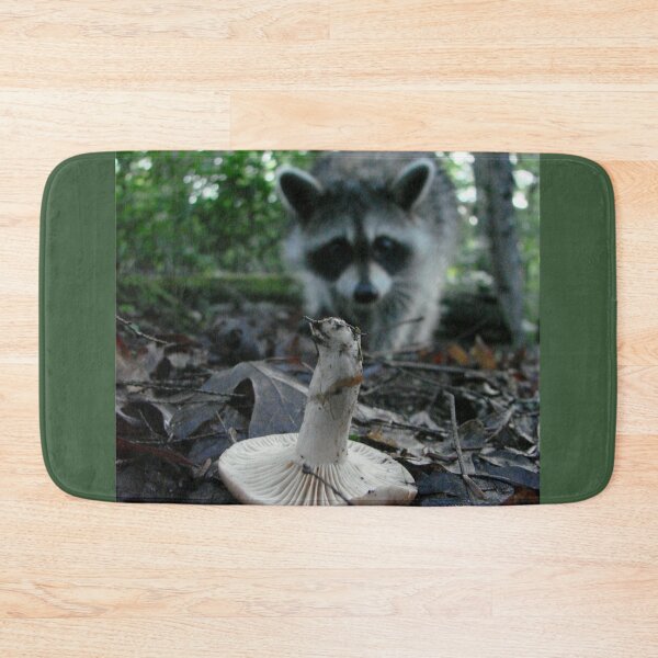 Item preview, Wild Mushrooming Raccoon designed and sold by Jean Gregory Evans.