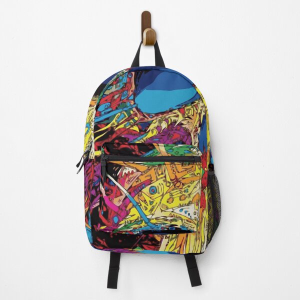 Item preview, Colorful trippy skull art designed and sold by epicsaying.