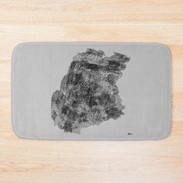 Item preview, abstract 8, small black lines gray background designed and sold by MentaLee.