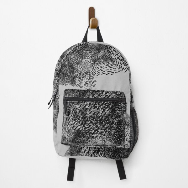 Item preview, abstract 8, small black lines gray background designed and sold by MentaLee.