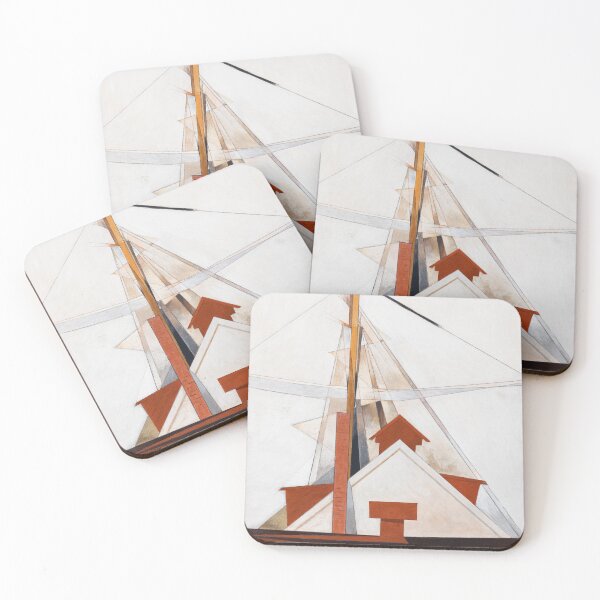 Item preview, Modern Art Masts (1919) painting by Charles Demuth designed and sold by Designedbysm.