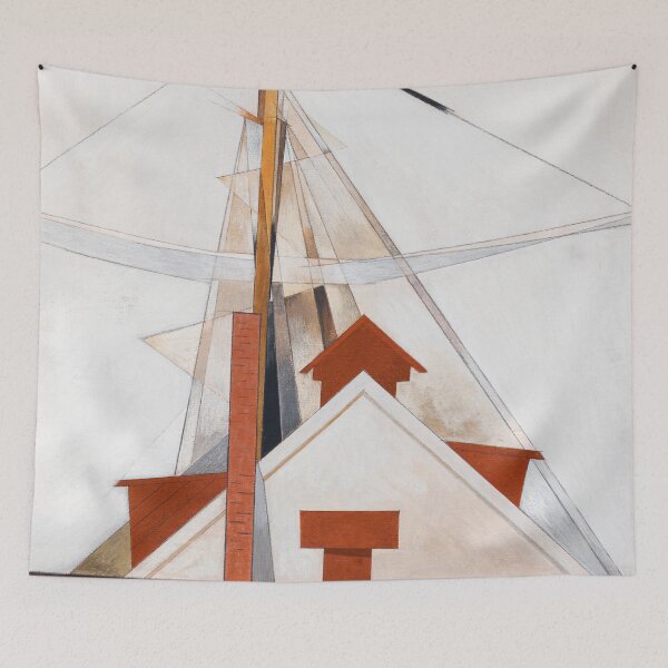 Item preview, Modern Art Masts (1919) painting by Charles Demuth designed and sold by Designedbysm.