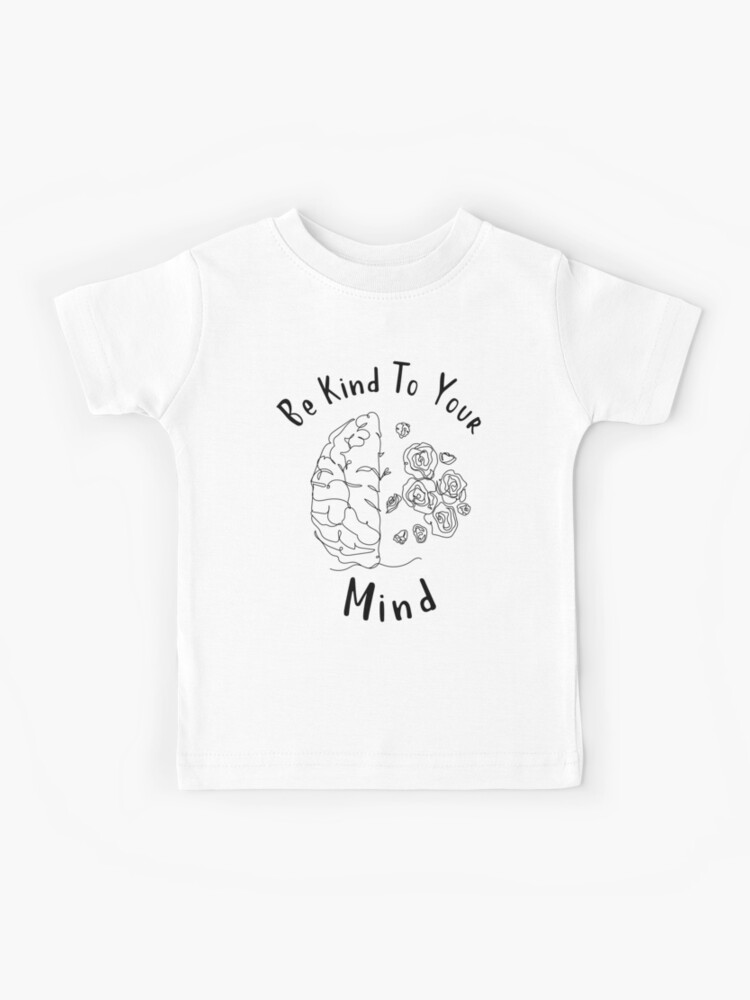 Kids Mental Health T Shirt Green Awareness Shirt Be Kind Tee 