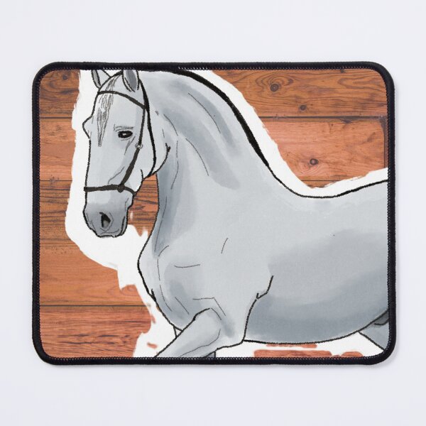 Item preview, White Horse on Wood Texture designed and sold by BunnyBizarre.