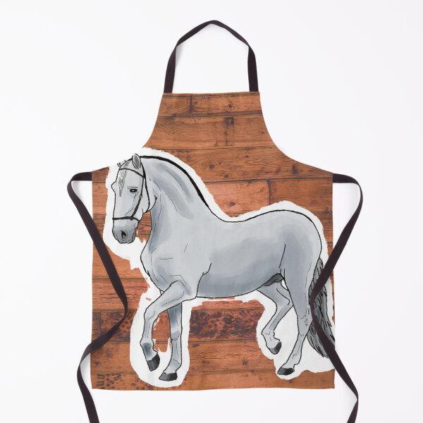 Item preview, White Horse on Wood Texture designed and sold by BunnyBizarre.
