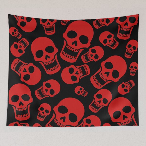 Item preview, Red skulls Halloween costumes and decorations 2021 for man woman kids designed and sold by AlinaOz.