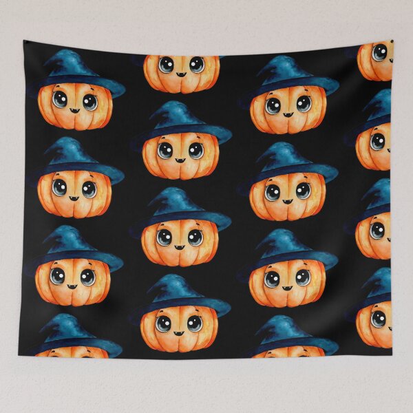 Item preview, Big Eyed Pumpkin Face designed and sold by ZiesMerch.