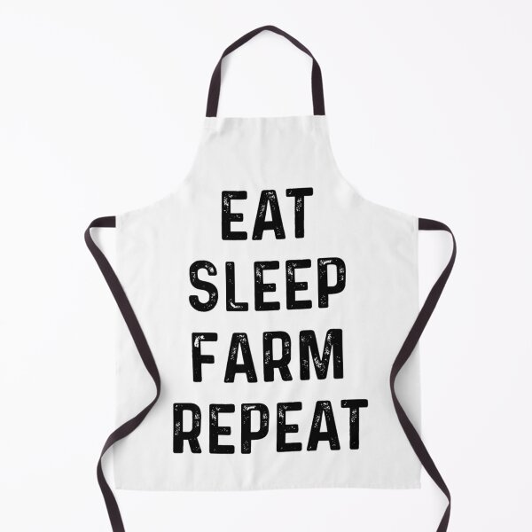 Item preview, Eat Sleep Farm Repeat black designed and sold by blueprint198686.