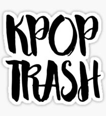Pegatina KPOP BASURA