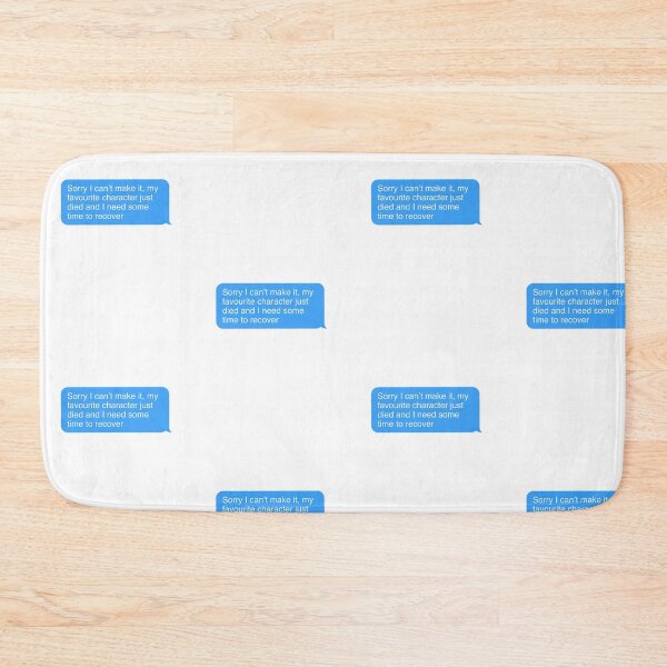 Item preview, Death of my favourite fictional character  designed and sold by Robyn Morgan.
