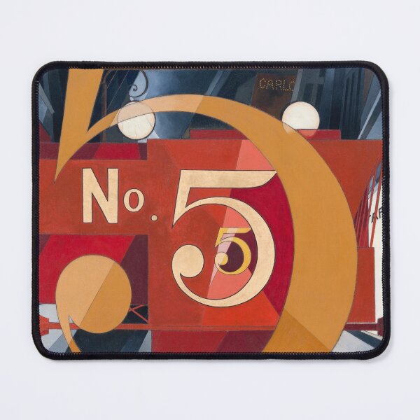 Item preview, Modern Art I Saw the Figure 5 in Gold (1928) painting by Charles Demuth designed and sold by Designedbysm.