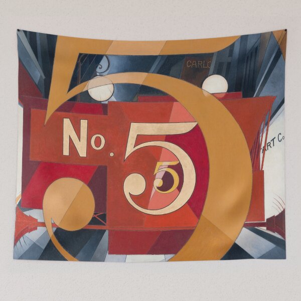 Item preview, Modern Art I Saw the Figure 5 in Gold (1928) painting by Charles Demuth designed and sold by Designedbysm.
