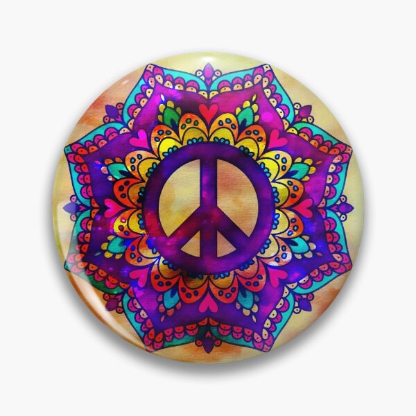 Item preview, Flower Peace Mandala - 45b designed and sold by serenaking.