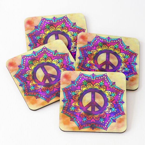 Item preview, Flower Peace Mandala - 45b designed and sold by serenaking.