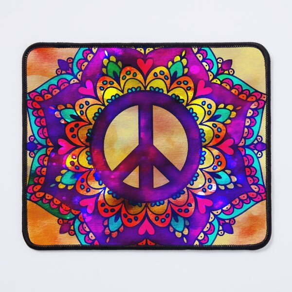 Item preview, Flower Peace Mandala - 45b designed and sold by serenaking.