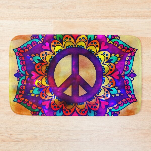Item preview, Flower Peace Mandala - 45b designed and sold by serenaking.