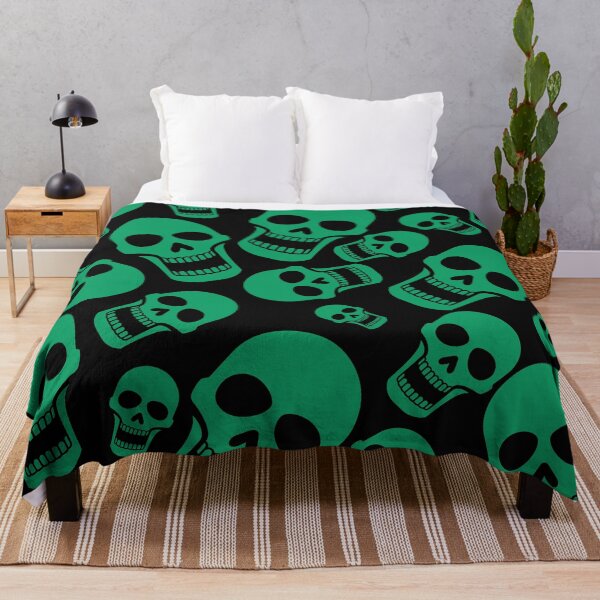 Item preview, Green skulls Halloween costumes and decorations 2021 for man woman kids designed and sold by AlinaOz.