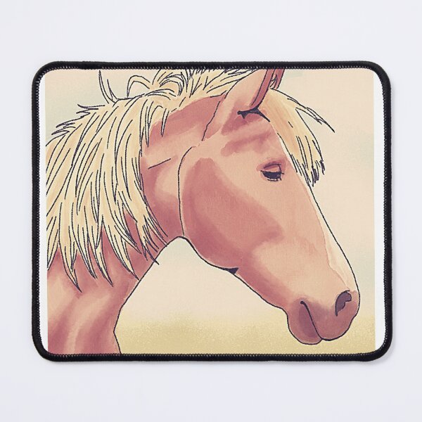 Item preview, Blonde Horse - Golden Mane - Sepia Effect Painting designed and sold by BunnyBizarre.