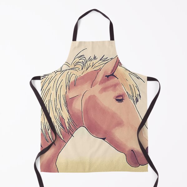 Item preview, Blonde Horse - Golden Mane - Sepia Effect Painting designed and sold by BunnyBizarre.