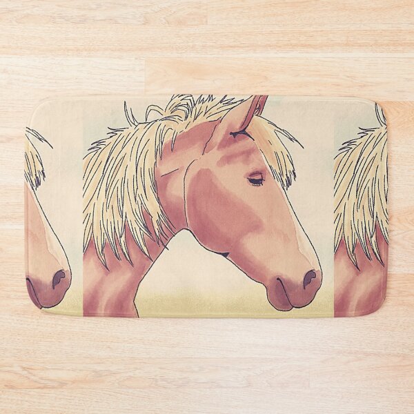 Item preview, Blonde Horse - Golden Mane - Sepia Effect Painting designed and sold by BunnyBizarre.