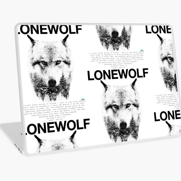 Lone Wolf! Laptop Skin