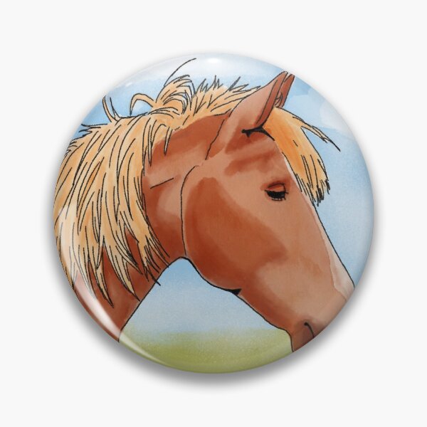 Item preview, Blonde Horse - Golden Mane - Blue Sky designed and sold by BunnyBizarre.