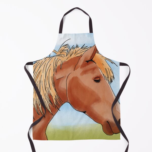Item preview, Blonde Horse - Golden Mane - Blue Sky designed and sold by BunnyBizarre.