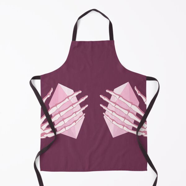 Item preview, Rose Quartz Crystals Skeleton Hands Halloween Design designed and sold by MiaDelelai.