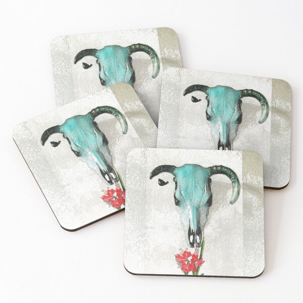 Item preview, Cow Skull Head Art - Country Charm designed and sold by Sharon Cummings Art.