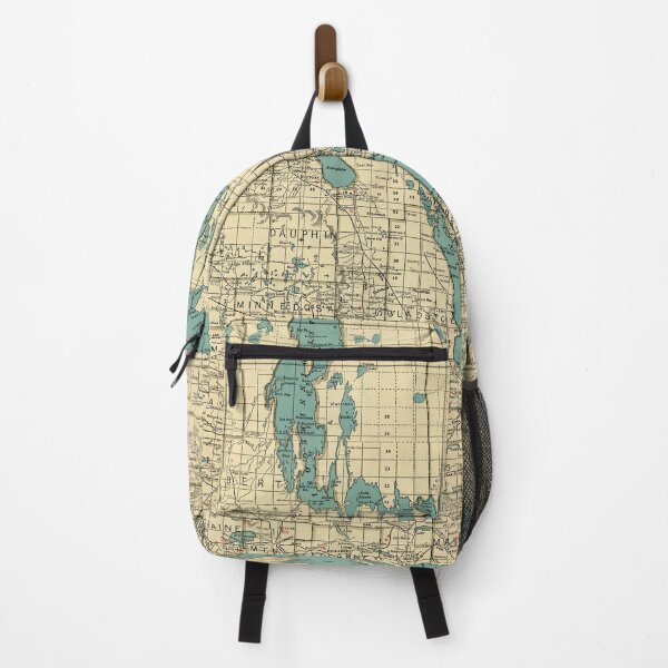 Item preview, 1924 Vintage Map of Manitoba designed and sold by Gin Neko.