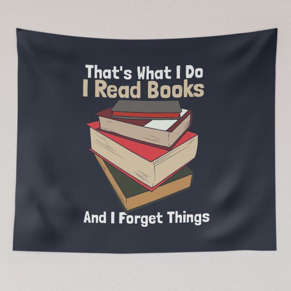 Item preview, I Read to Forget Things designed and sold by Bricke.