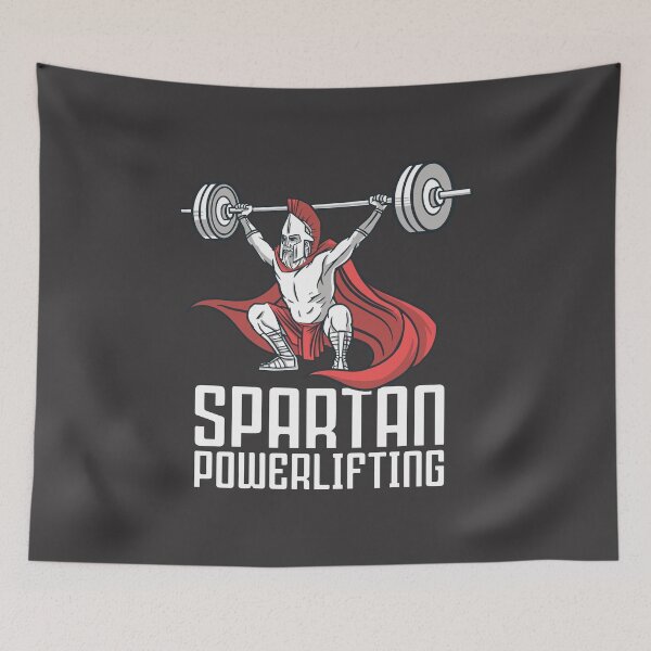 Item preview, Spartan Bodybuilder Gym Weightlifting Powerlifting - Sparta designed and sold by Klotho-Fashion.