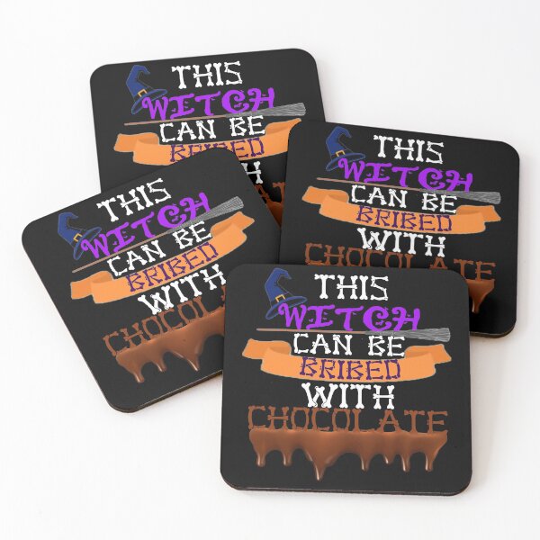 Item preview, This Witch Can Be Bribed With Chocolate Halloween designed and sold by Amirhal.