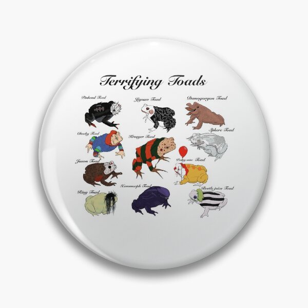 Item preview, Terrifying Toads Chart designed and sold by Daryl Black.