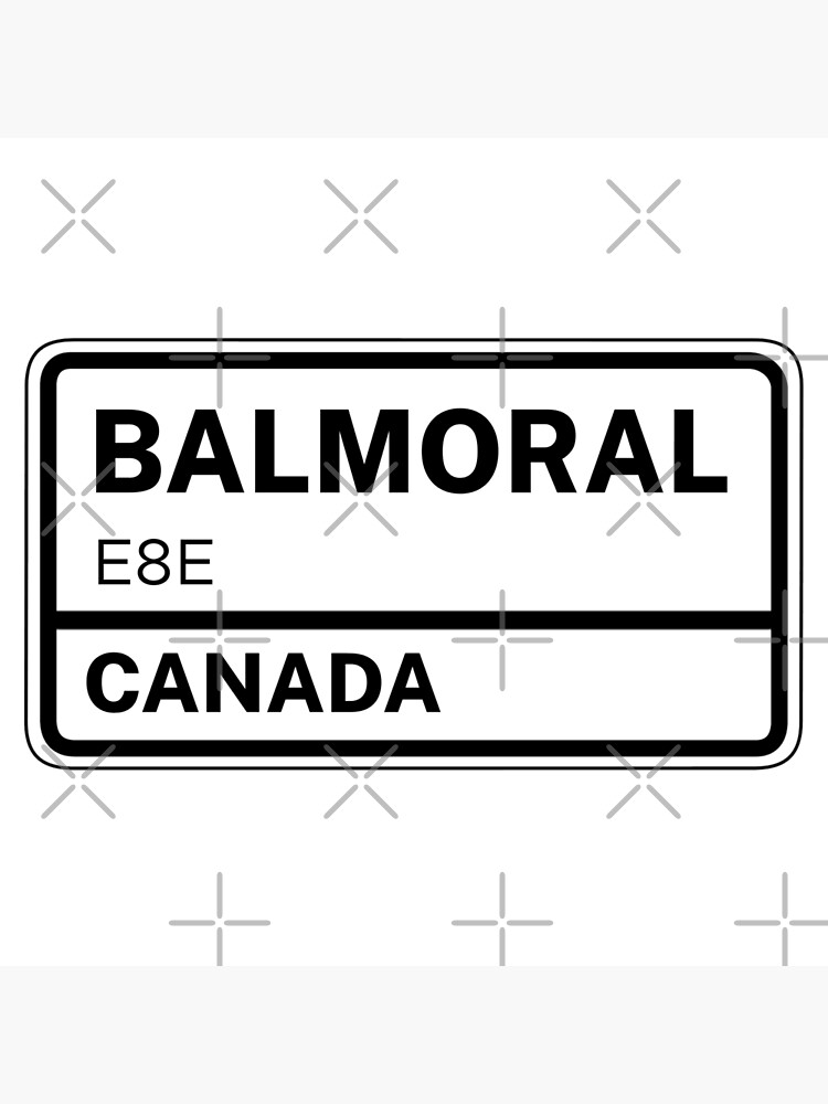 "Balmoral E8E Zip Code " Poster for Sale by Rajadrone Redbubble