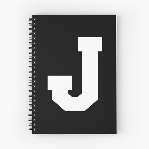 Item preview, Alphabet, White J, Sports letter J designed and sold by TheCultStuff.