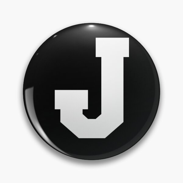 Item preview, Alphabet, White J, Sports letter J designed and sold by TheCultStuff.