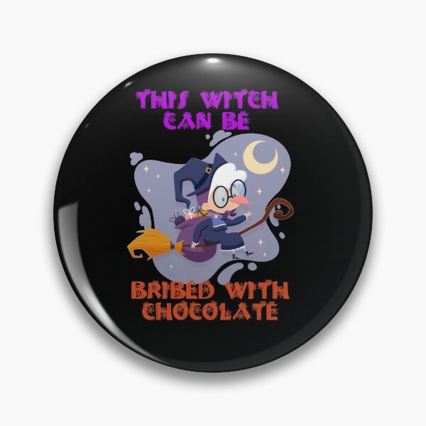 Item preview, This Witch Can Be Bribed With Chocolate Halloween designed and sold by Amirhal.