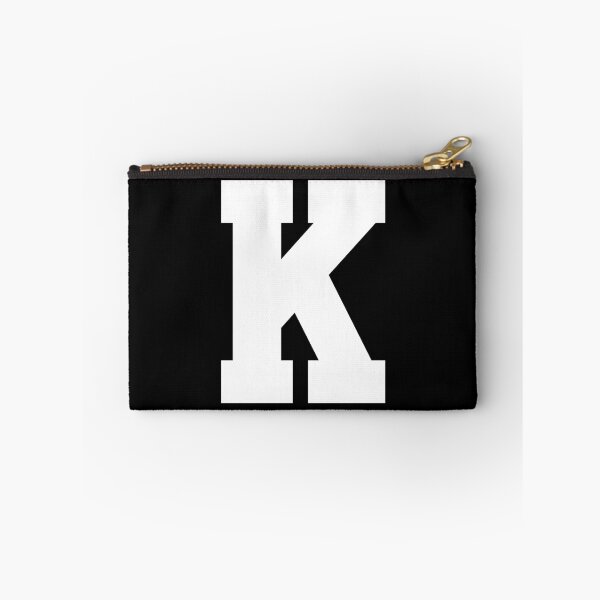 Item preview, Alphabet, White K, Sports letter K designed and sold by TheCultStuff.