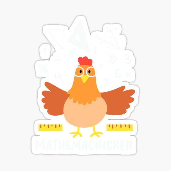 Item preview, Math Chicken Gag designed and sold by Bricke.