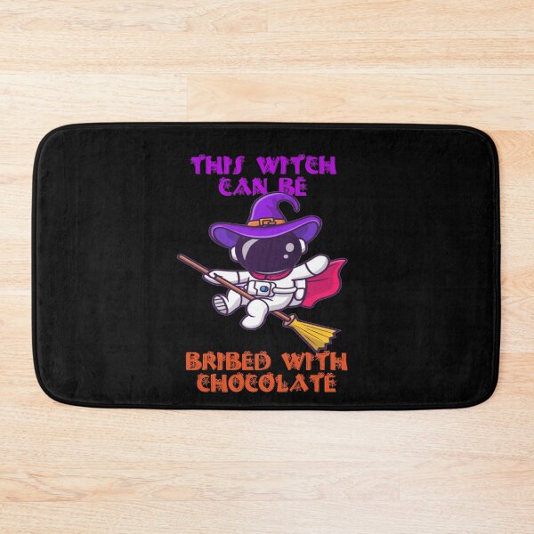 Item preview, This Witch astronaute Can Be Bribed With Chocolate Halloween designed and sold by Amirhal.